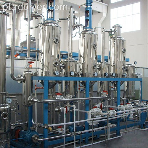 Evaporador de águas residuais industriais